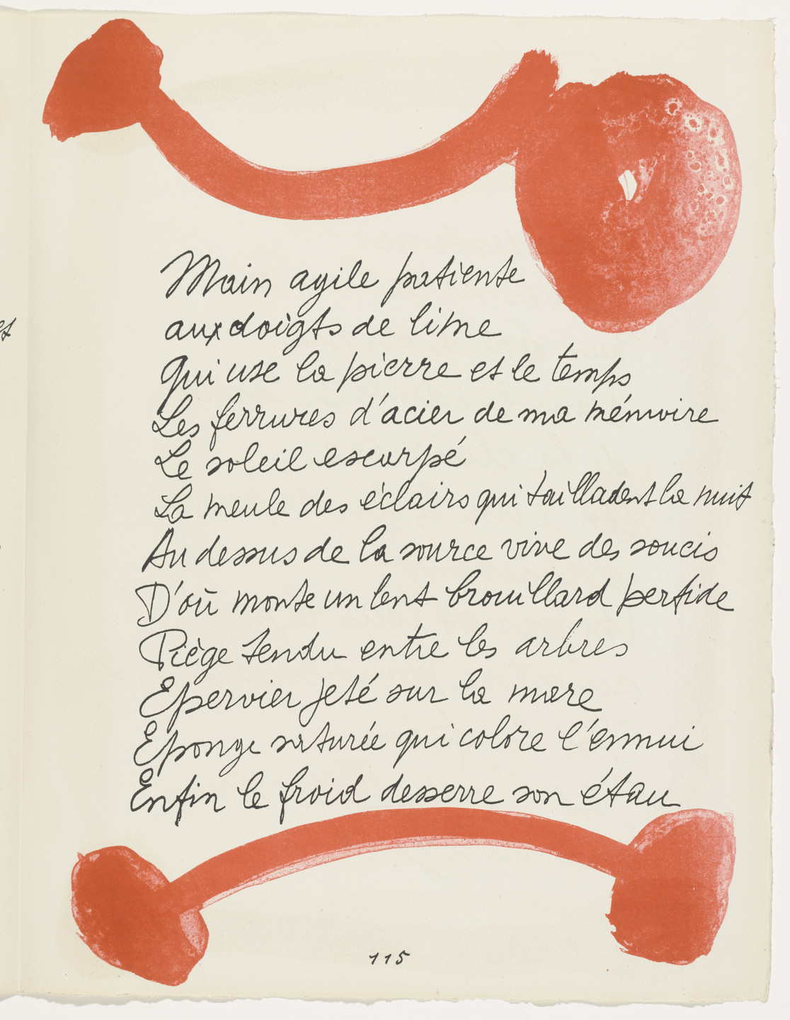 Pablo Picasso. In-text plate (page 115) from Le Chant des morts. 1945–48, published 1948