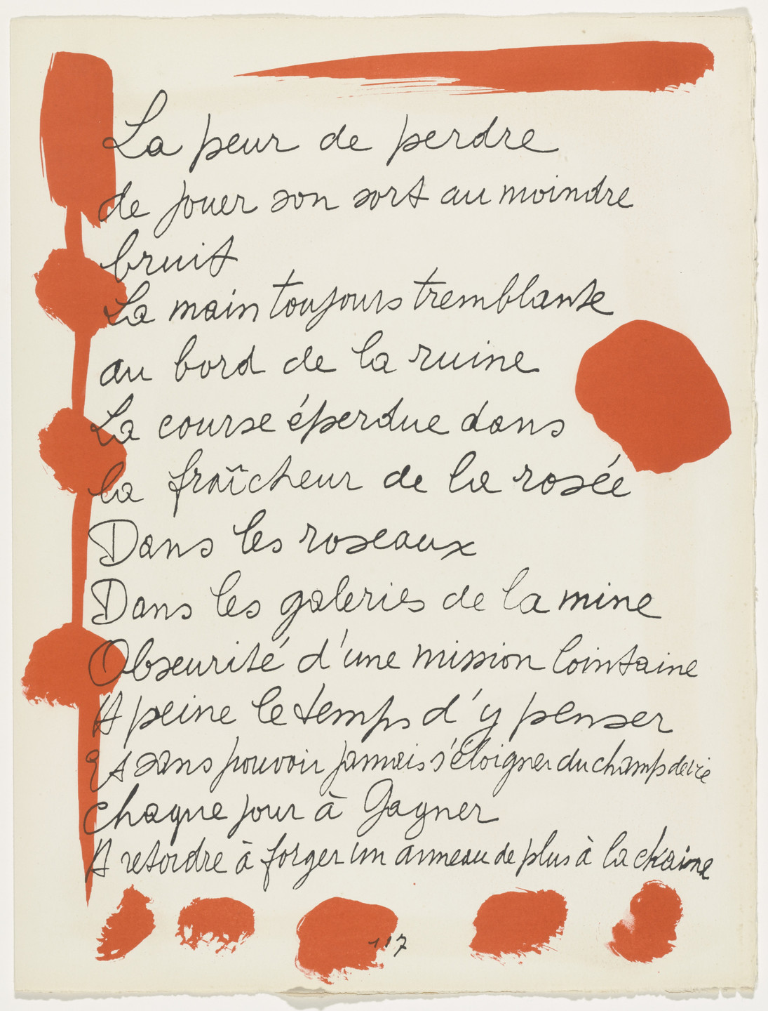 Pablo Picasso. In-text plate (page 117) from Le Chant des morts. 1945–48, published 1948