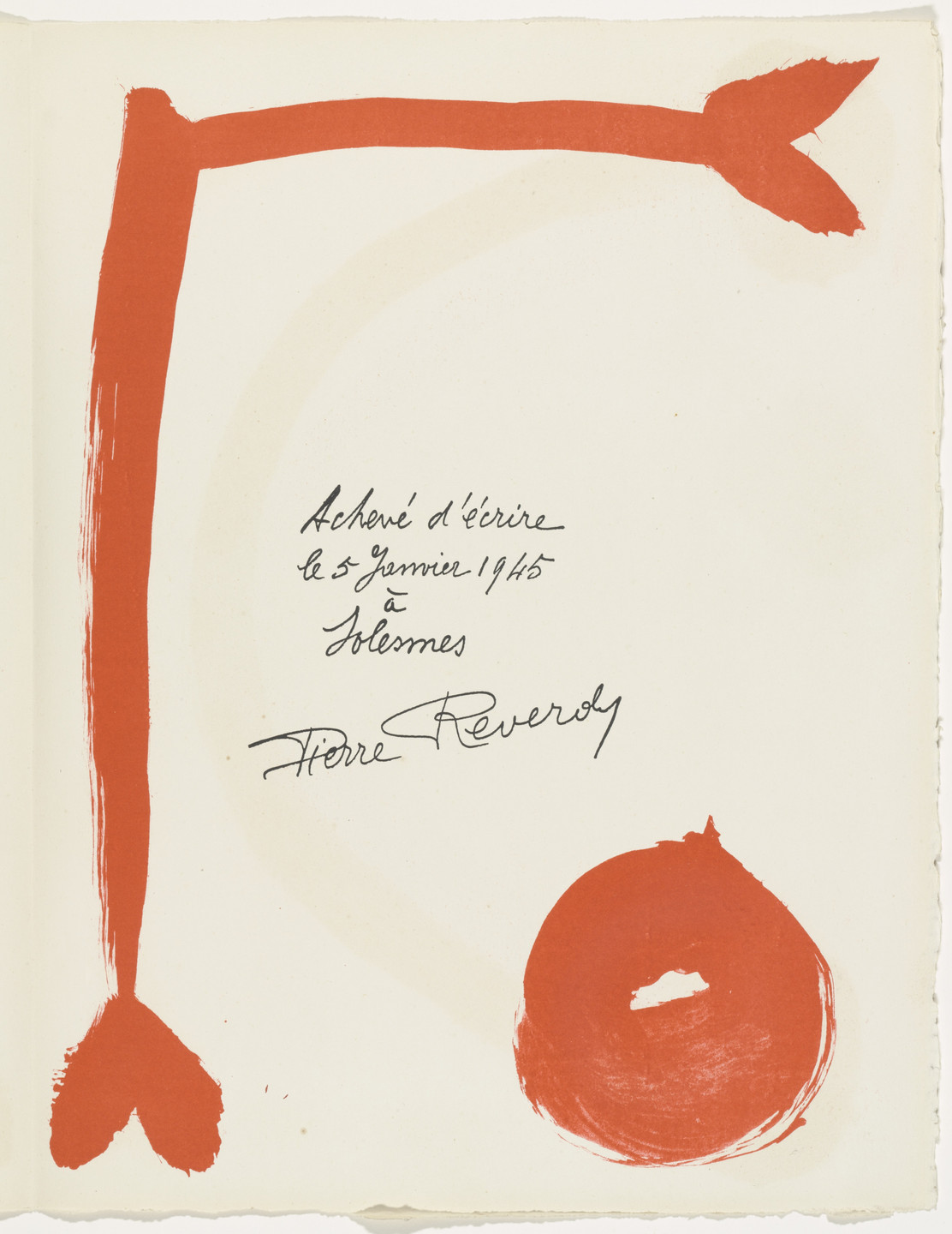 Pablo Picasso. Plate (page 119) from Le Chant des morts. 1945–48, published 1948