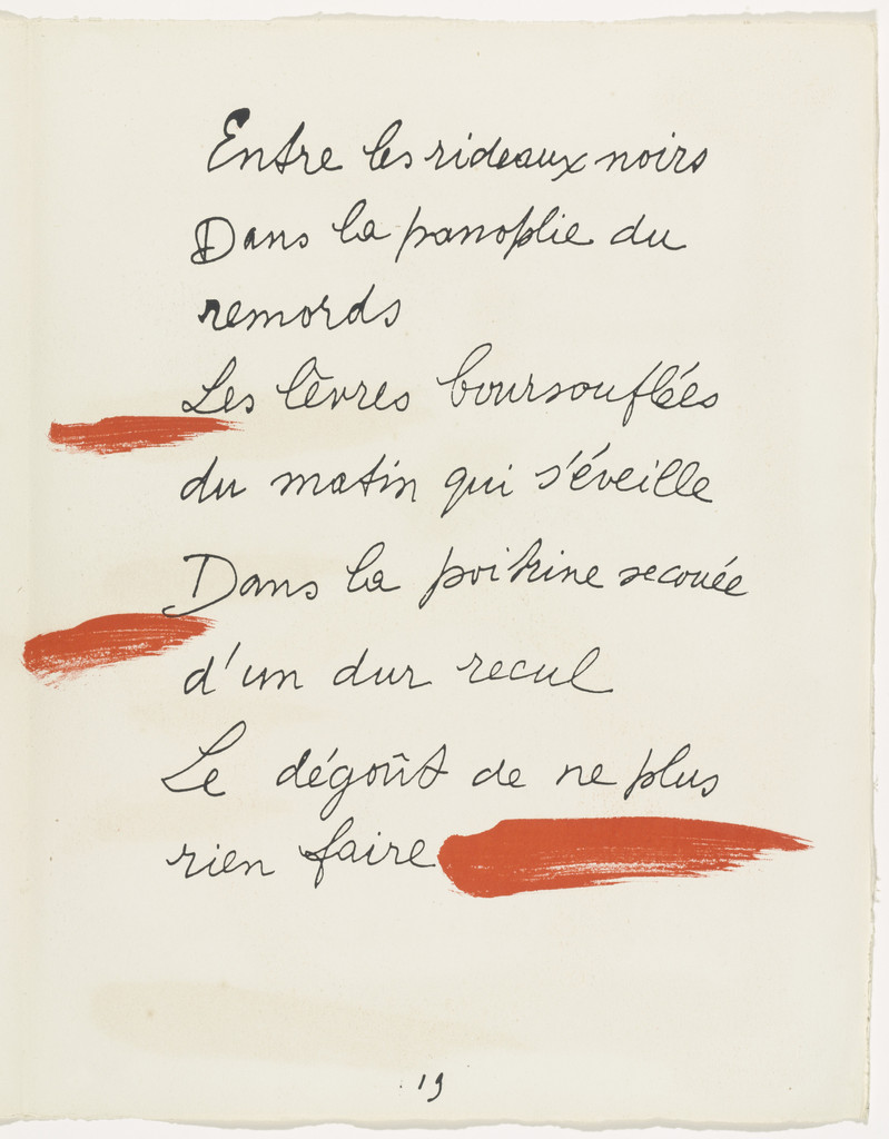 In-text plate (page 19) from Le Chant des morts