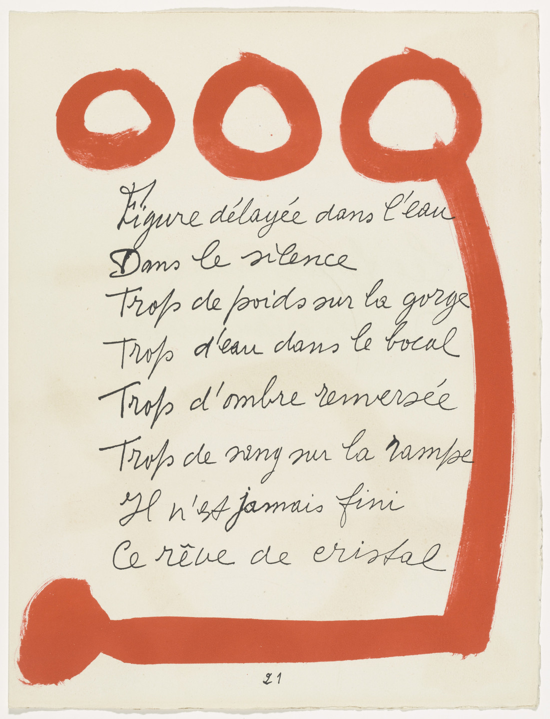Pablo Picasso. In-text plate (page 21) from Le Chant des morts. 1945–48, published 1948