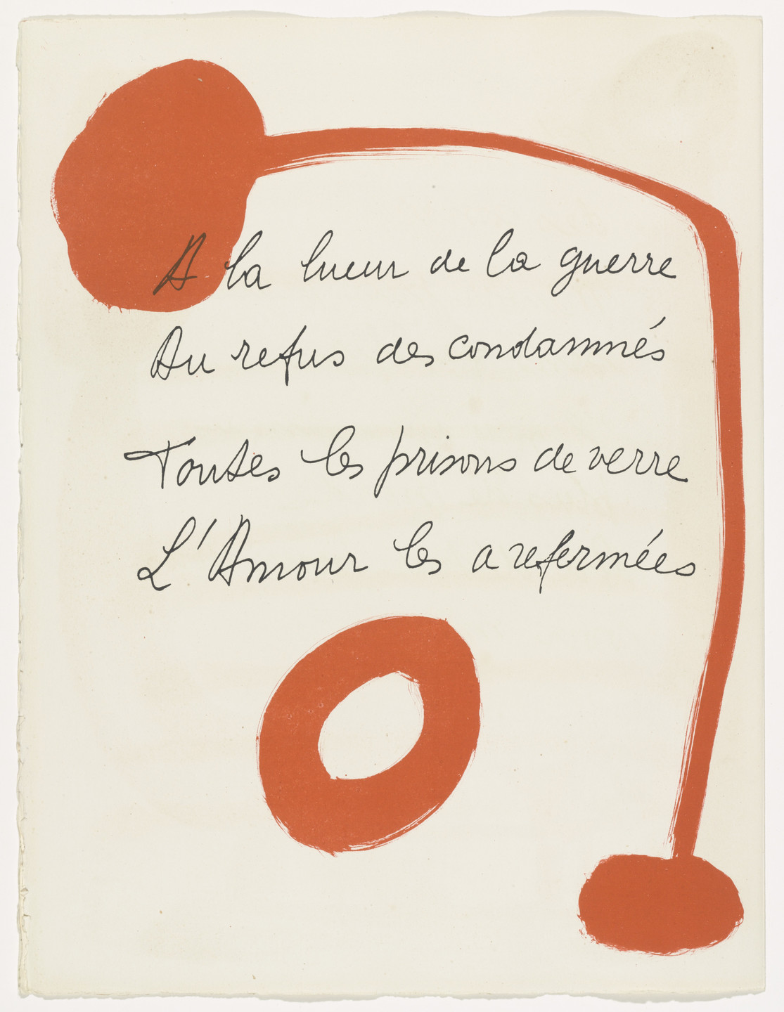 Pablo Picasso. In-text plate (page 28) from Le Chant des morts. 1945–48, published 1948