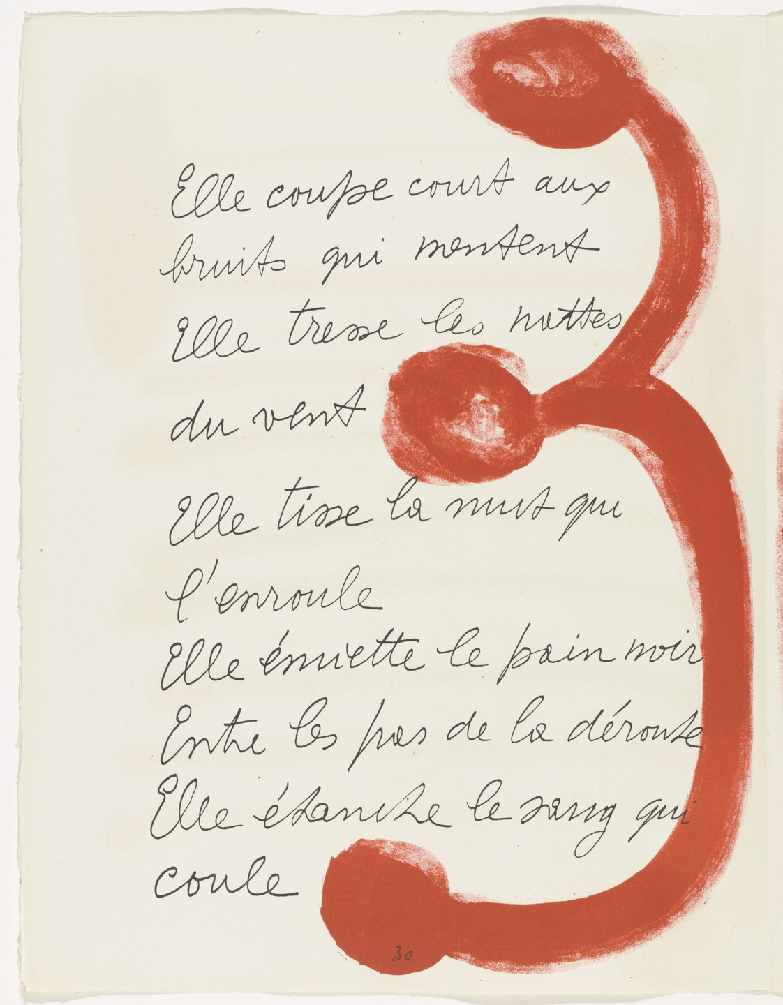 Pablo Picasso. In-text plate (page 30) from Le Chant des morts. 1945–48, published 1948