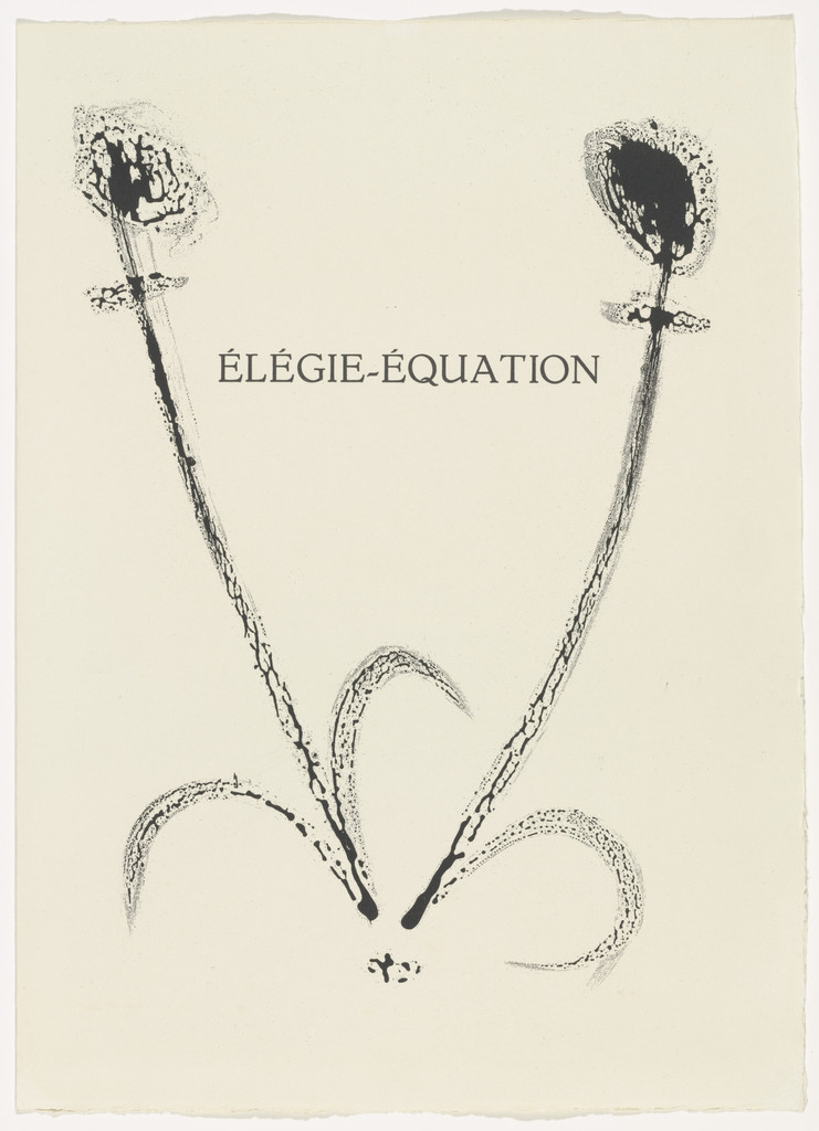 "Elegy-Equation" (chapter title, page 37) from Corps perdu