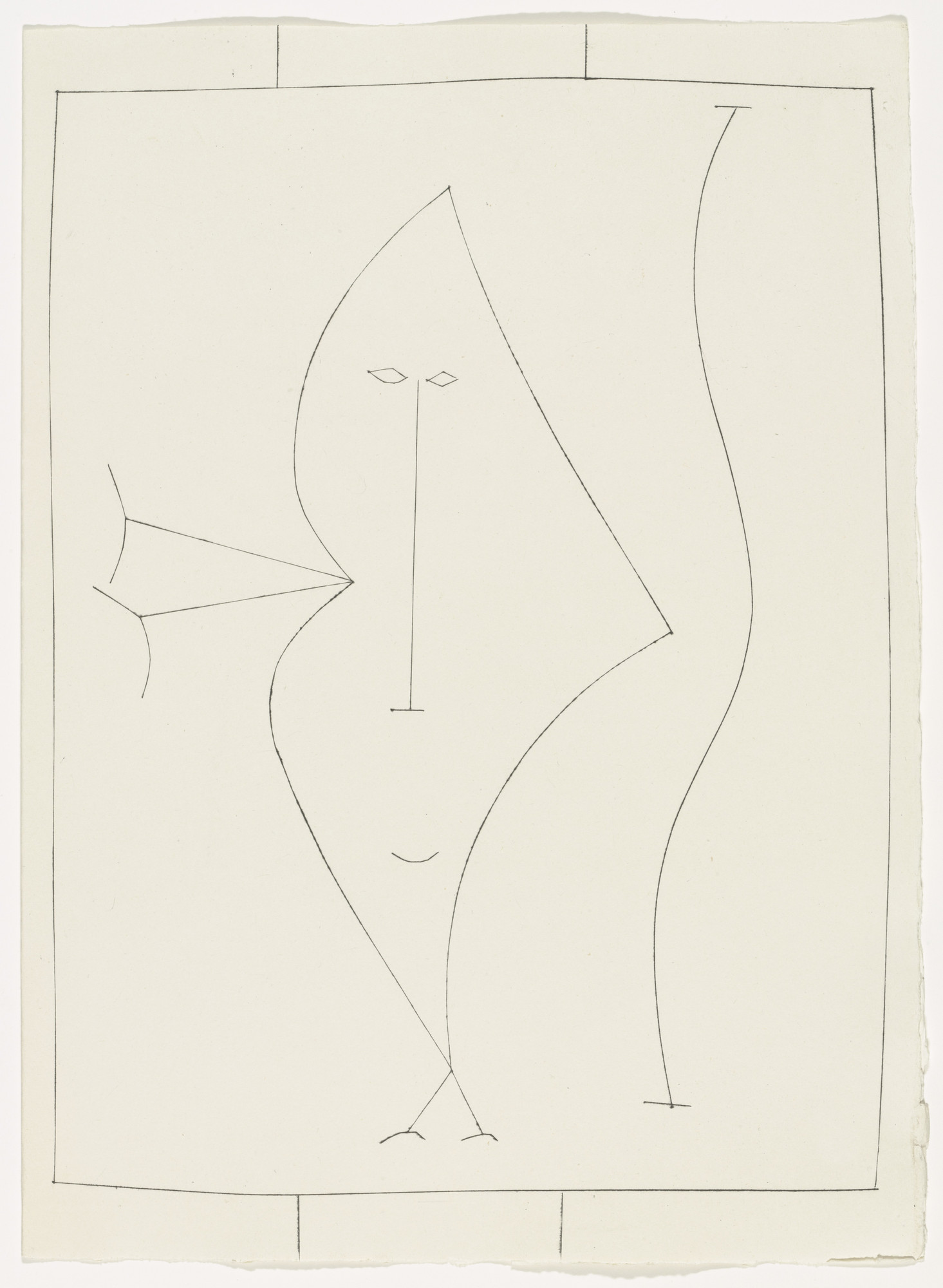 Pablo Picasso. Figure (plate, page 45) from Corps perdu