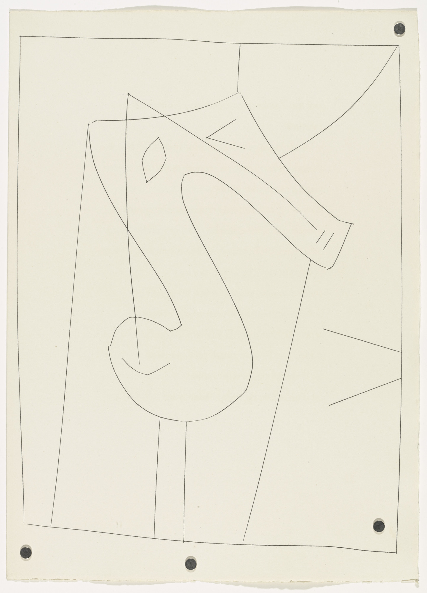 Pablo Picasso. Totally Good Meeting (plate, page 53) from Corps perdu