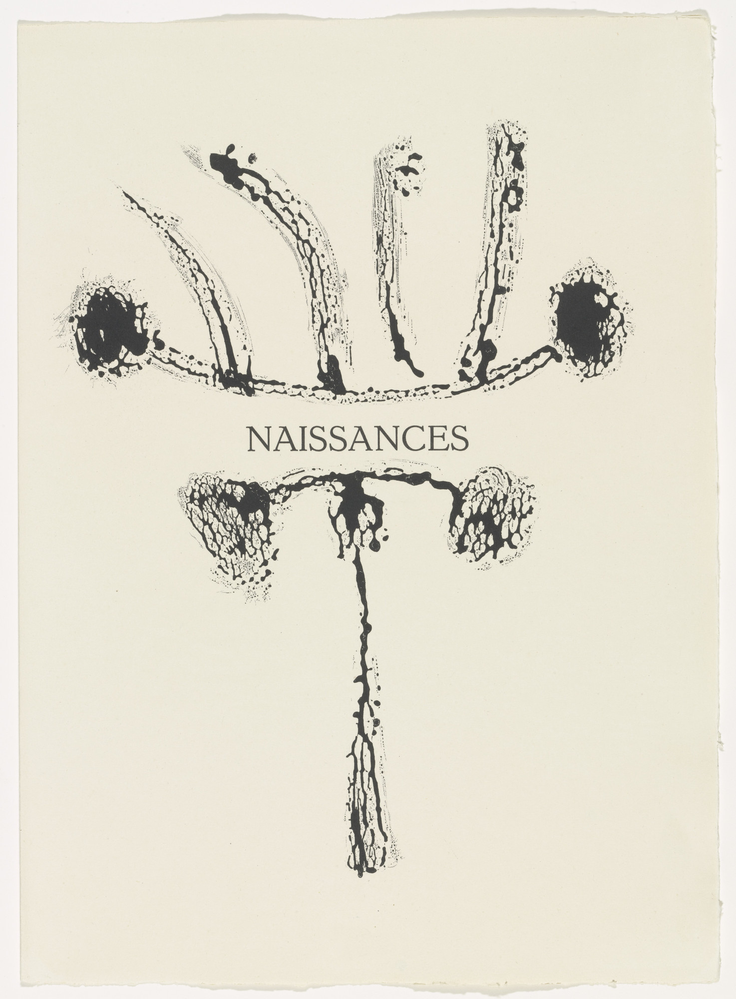 Pablo Picasso. "Births" (chapter title, page 61) from Corps perdu