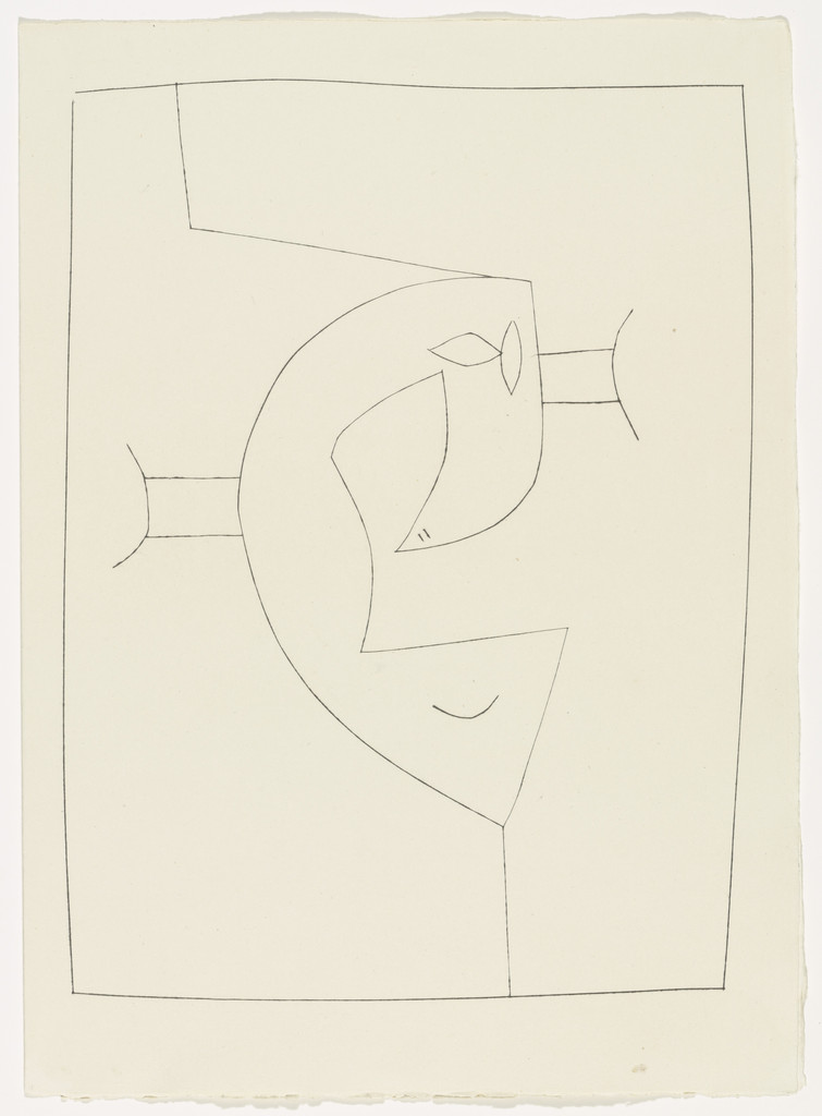 Face (plate, page 65) from Corps perdu