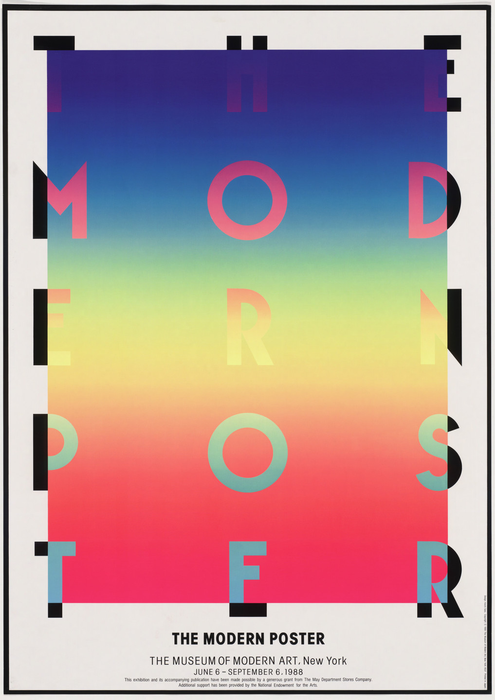 Koichi Sato. The Modern Poster, The Museum of Modern Art, New York. 1988