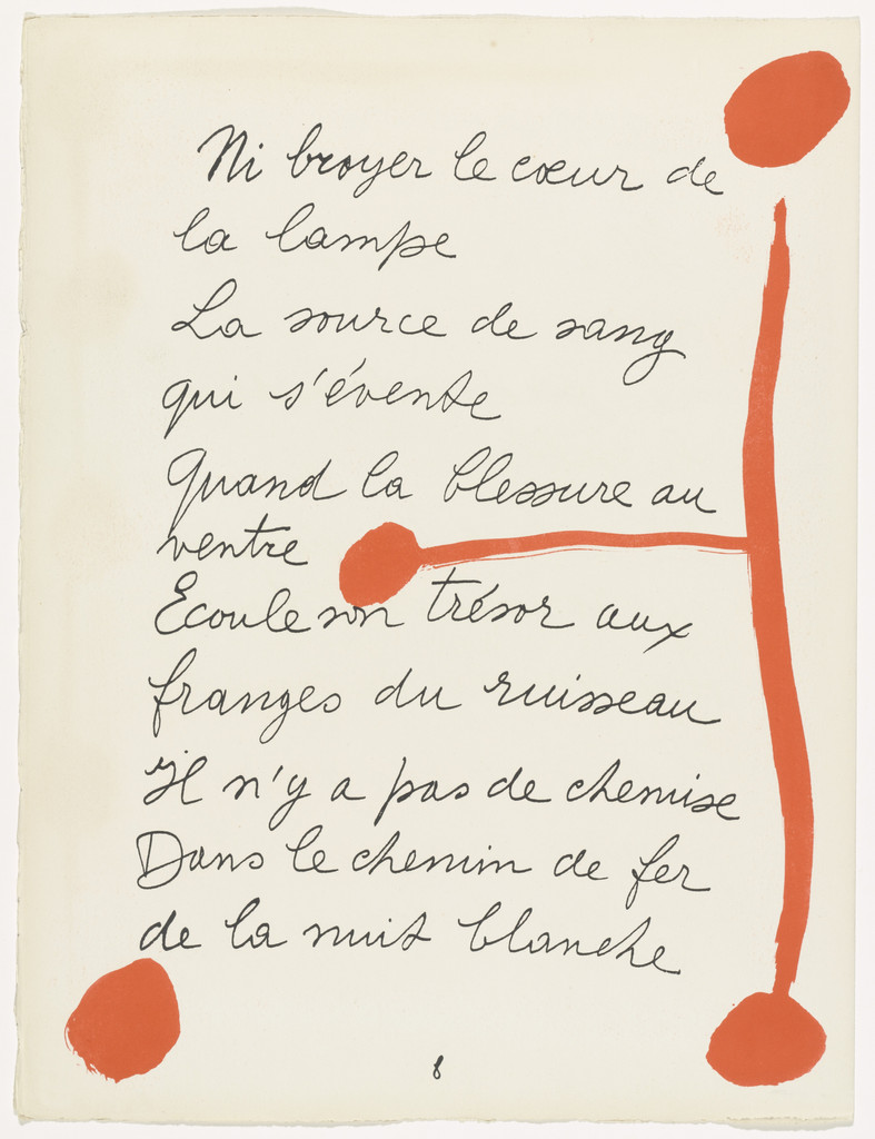 In-text plate (page 8) from Le Chant des morts