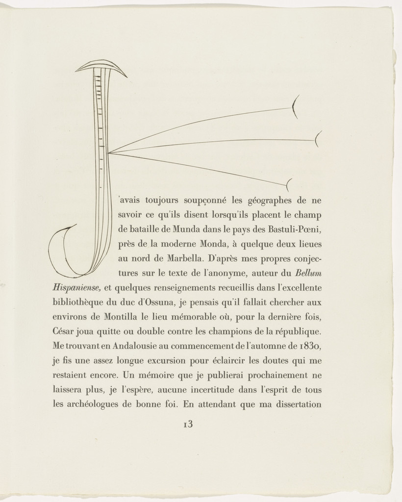 Headpiece and ornamental initial J (page 13) from the illustrated book Carmen