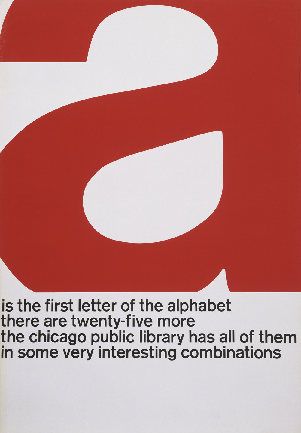 John Rieben. A Is the First Letter of the Alphabet. 1965-66