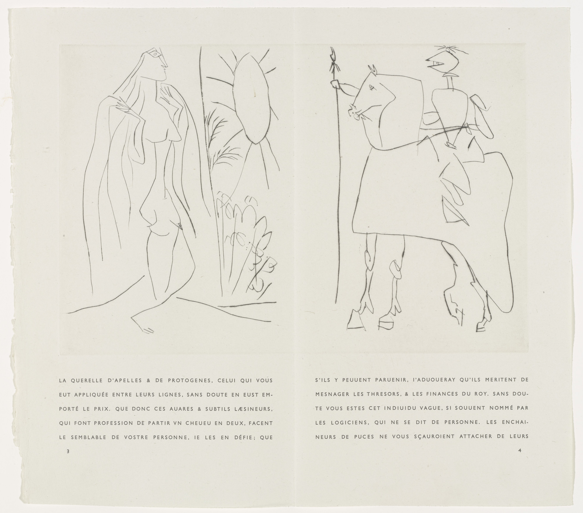 Pablo Picasso. Untitled from the illustrated book La Maigre