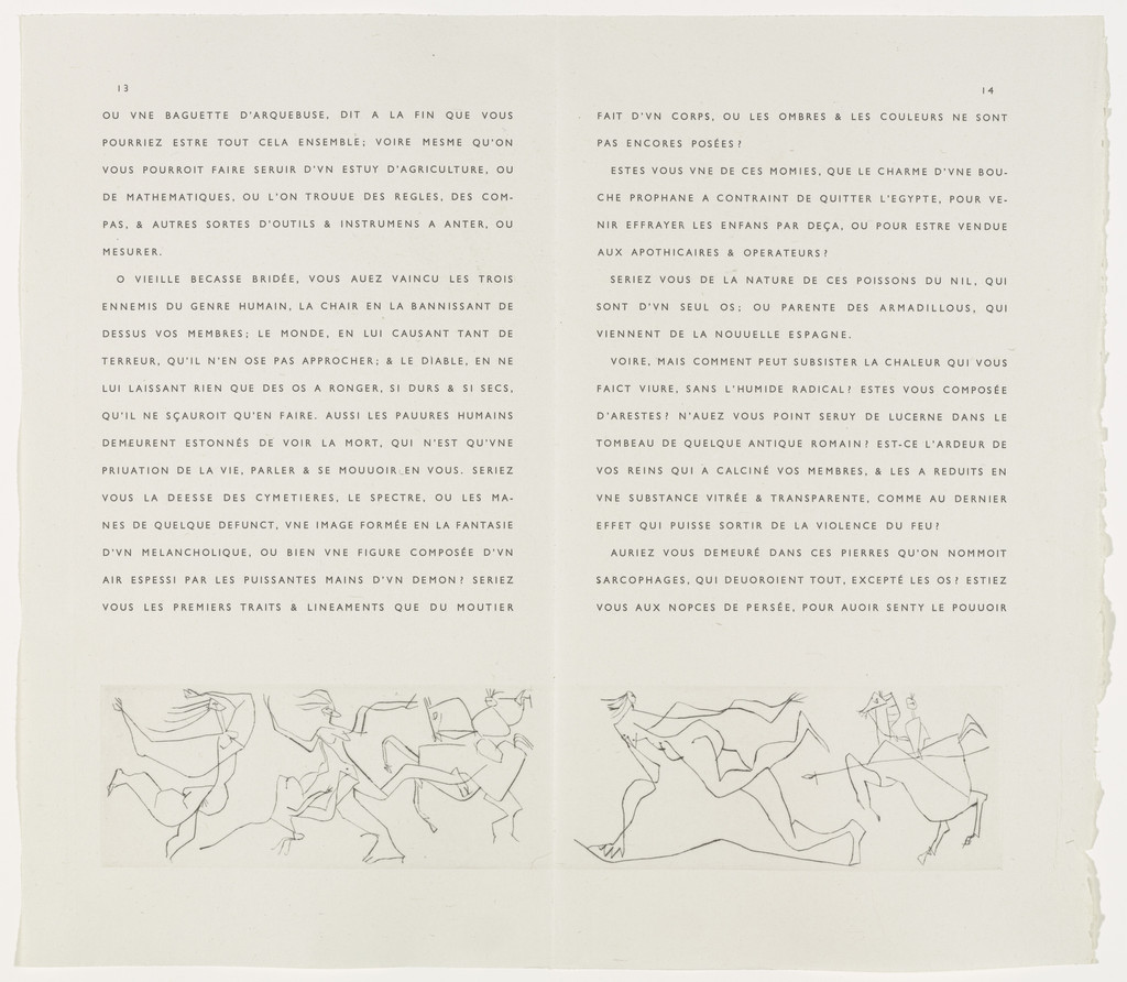 Untitled from the illustrated book La Maigre