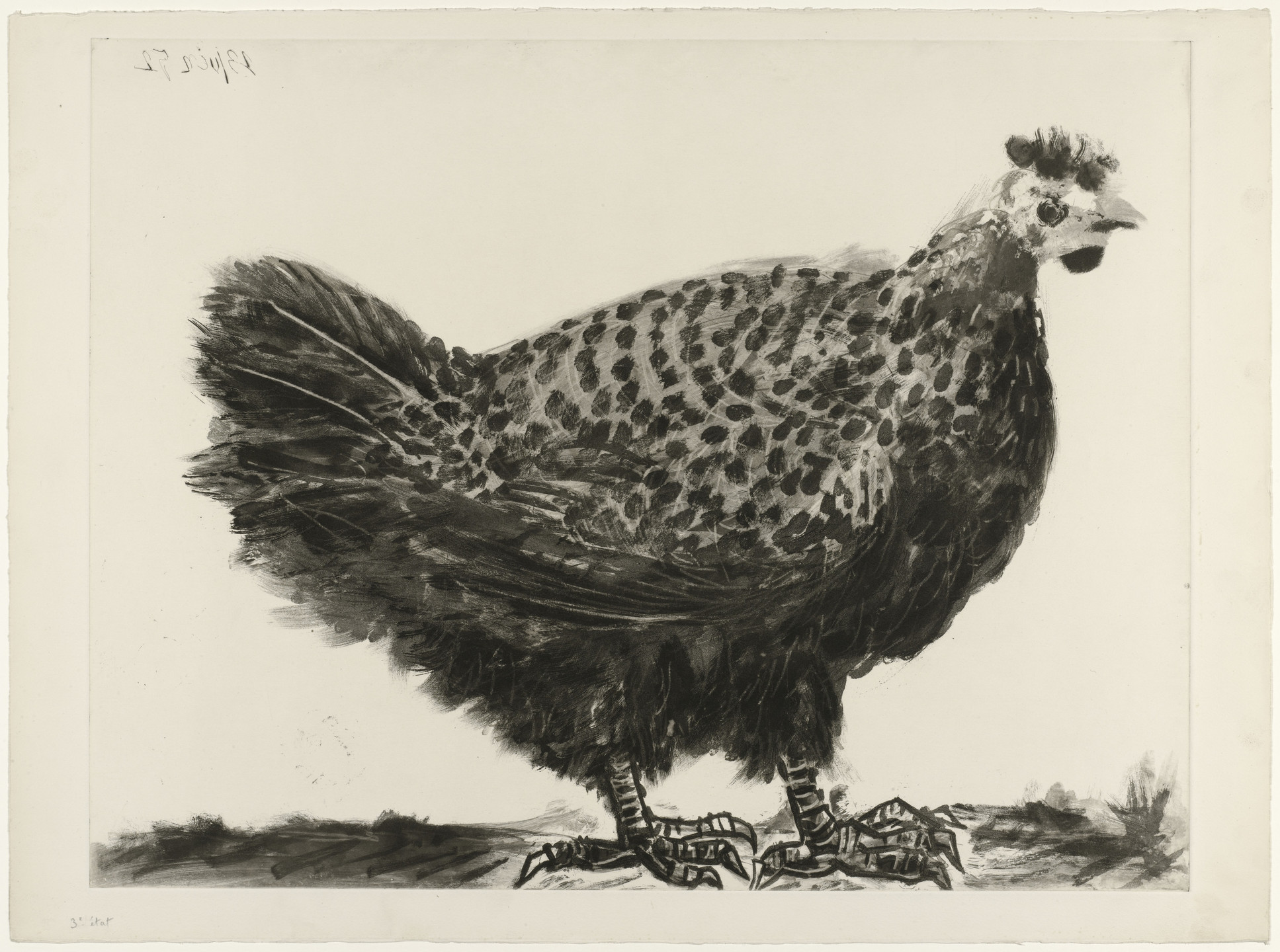 Pablo Picasso. The Hen (La Poule). 1952