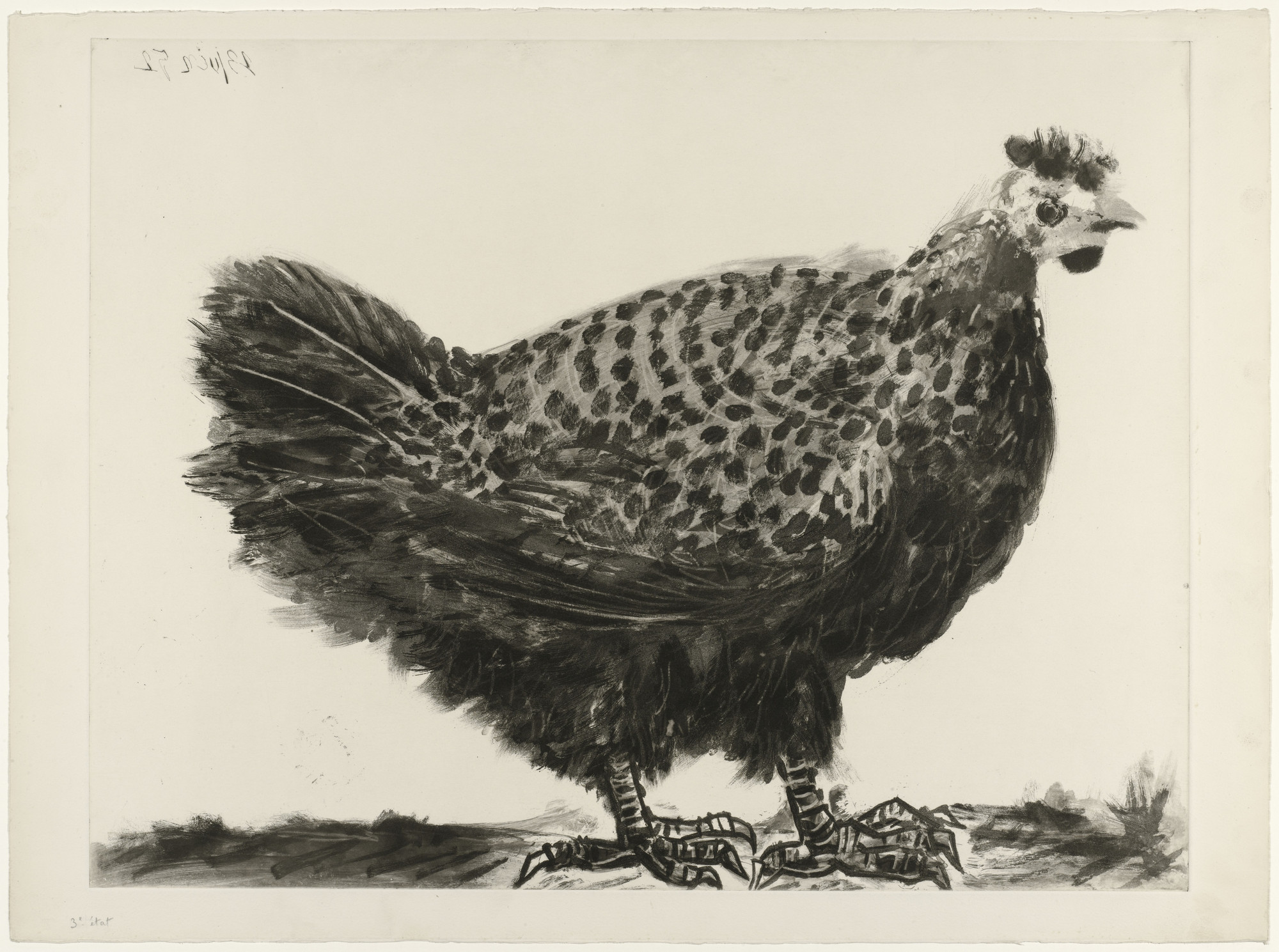 Pablo Picasso. The Hen ( La Poule ). 1952 | MoMA