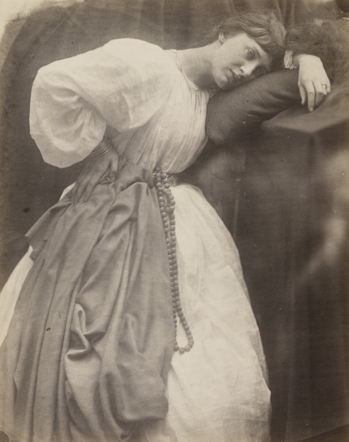 Julia Margaret Cameron. Pre-Raphaelite Study. 1870