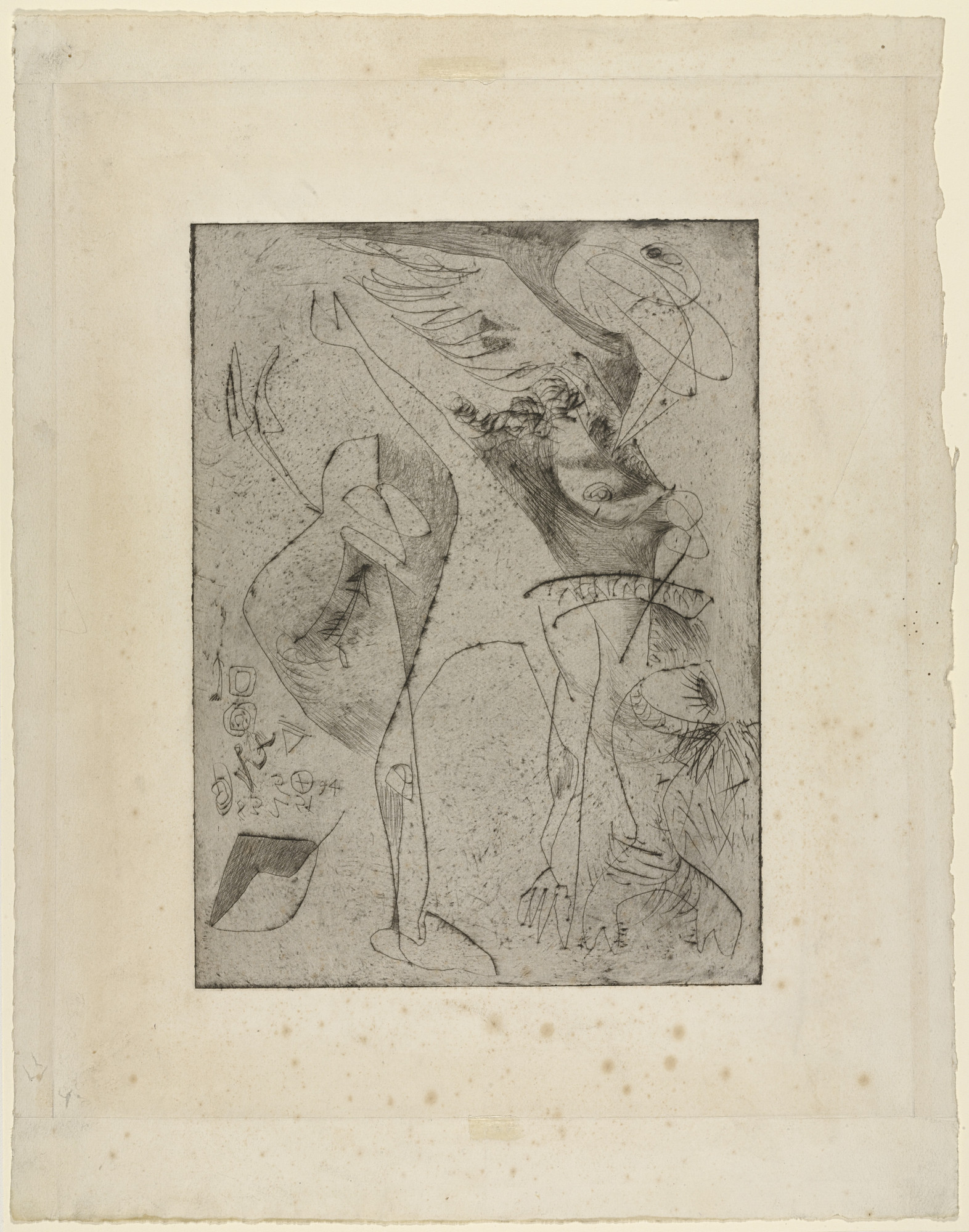 Jackson Pollock. Untitled (9), only state