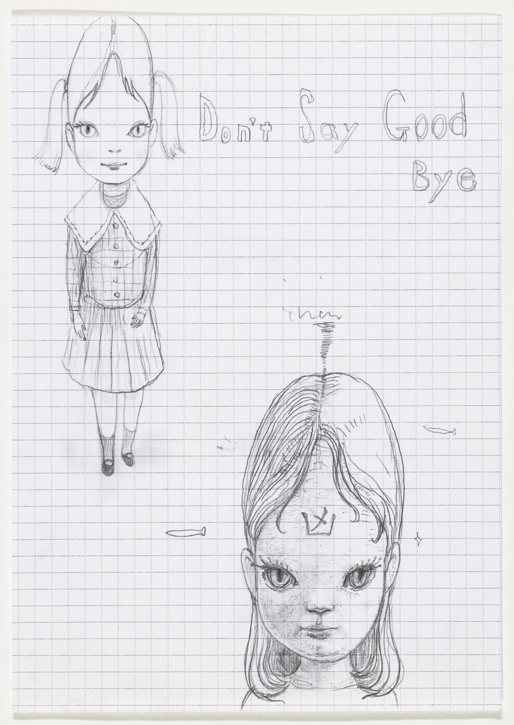 Yoshitomo Nara. Untitled ("Don't say goodbye") from the series Time of My Life. 1992–2000