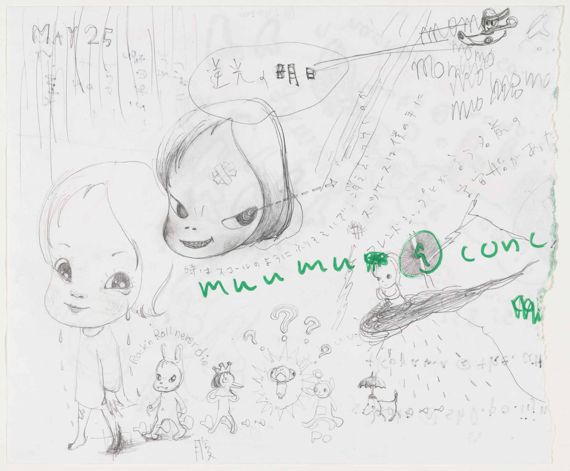 Yoshitomo Nara. Untitled (Misc. drawings). 1992–2000 | MoMA