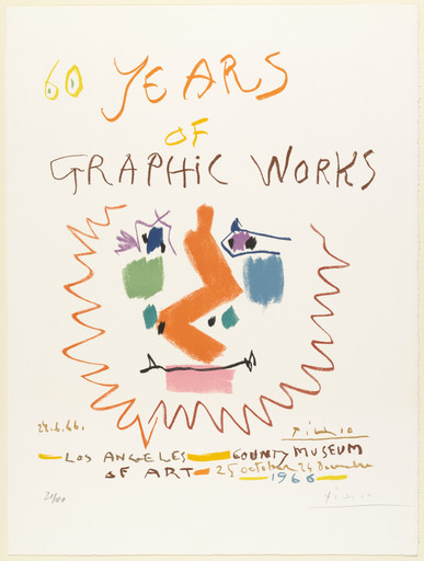 Pablo Picasso. Picasso – 60 Years of Graphic Works. 1966 | MoMA