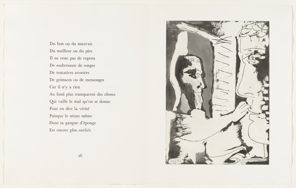 Sculptor and Sculpture (Sculpteur et sculpture) (page 27) from Sable mouvant