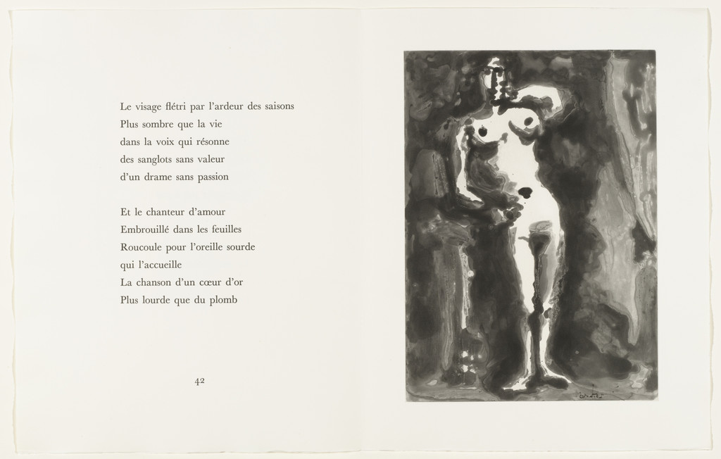 Nude Leaning on Her Elbow (Nu accoudé) (page 43) from Sable mouvant