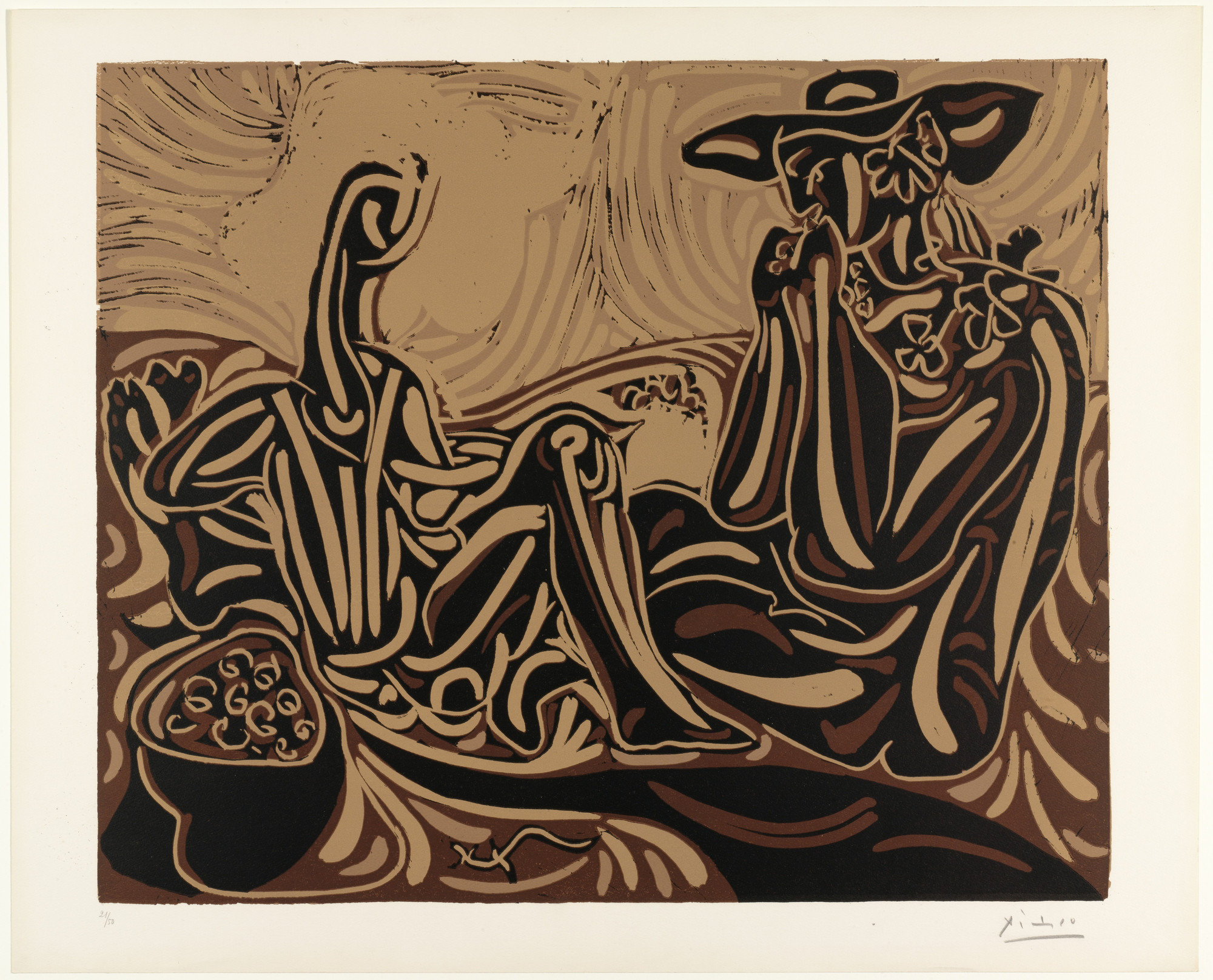 Pablo Picasso. The Vintagers (Les Vendangeurs)