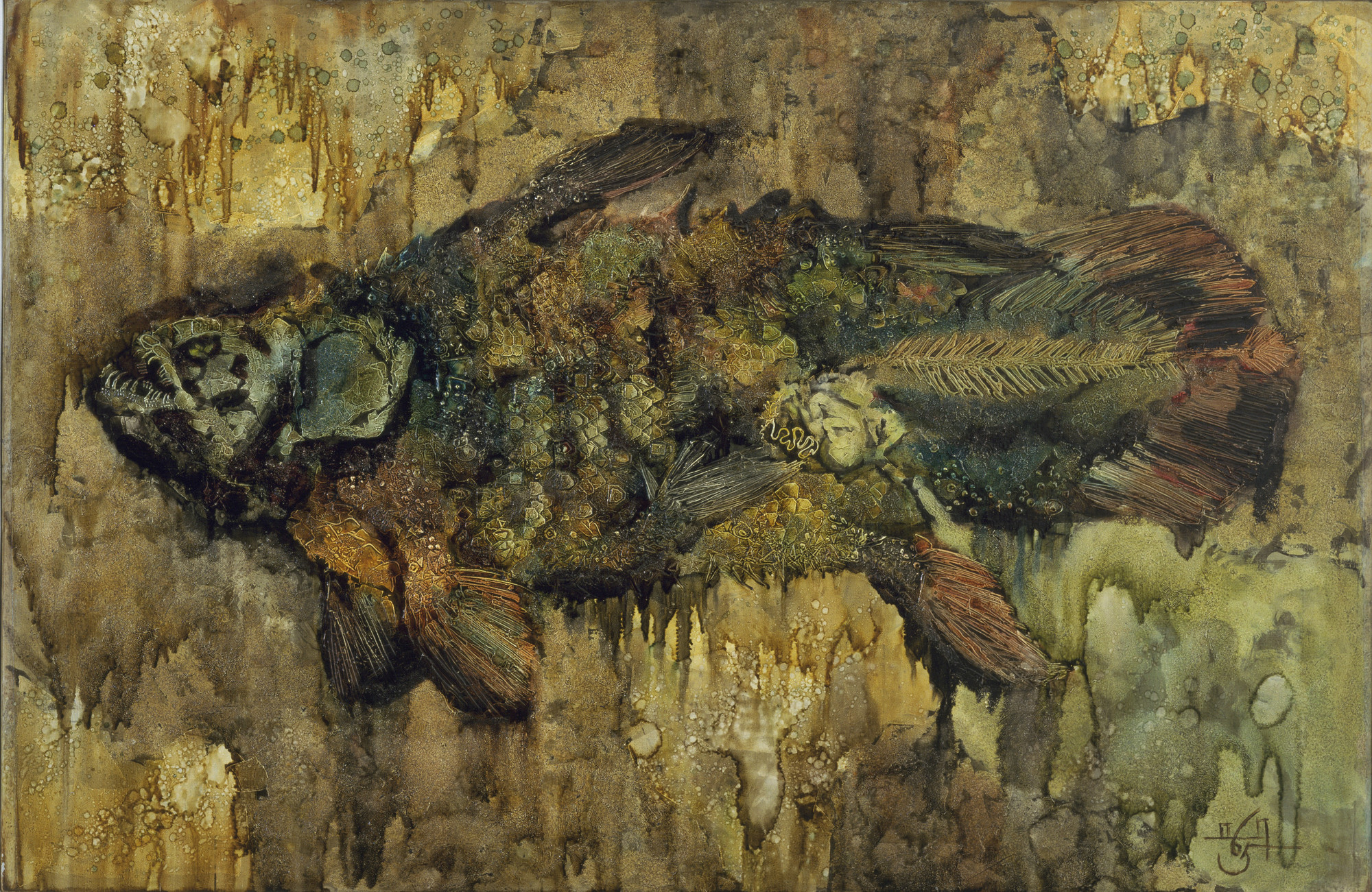 Dimitri Petrovich Plavinsky. Coelacanth. 1965