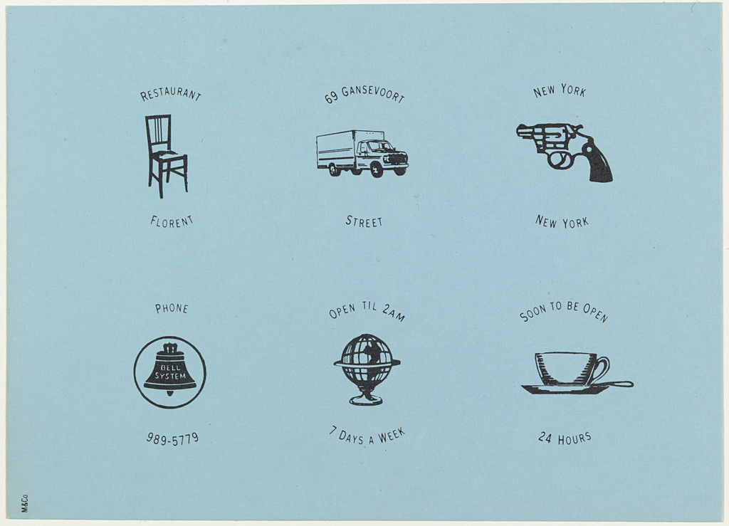 Restaurant Florent Postcard