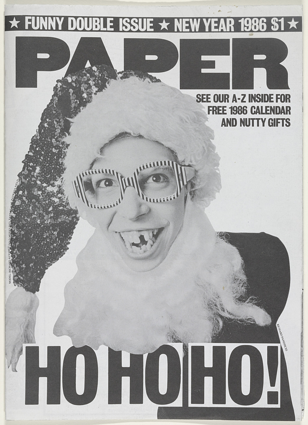 Tibor Kalman, Alexander Isley. Ad for Restaurant Florent in Paper Magazine, January 1986. 1986