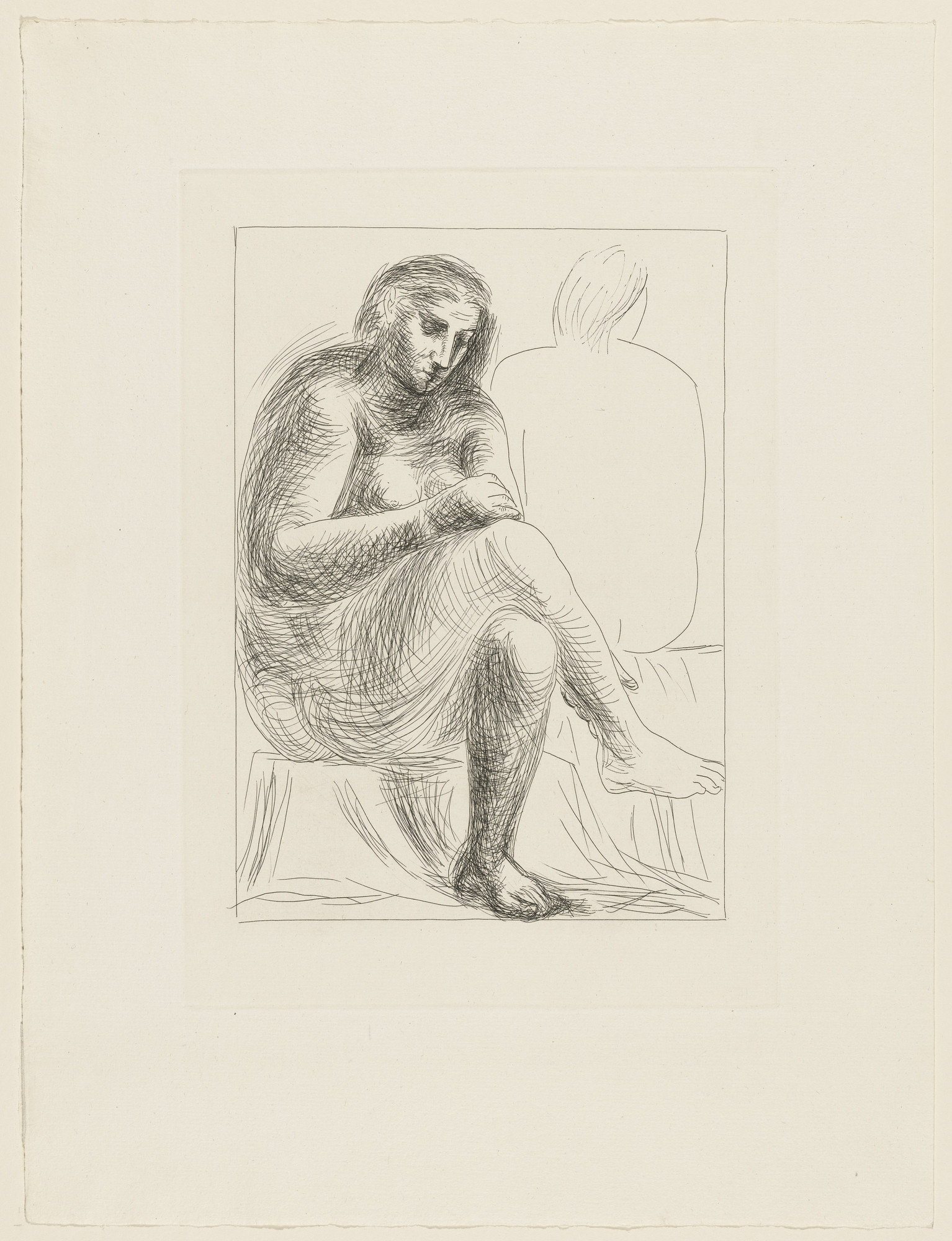 Pablo Picasso. At the Bath (Au bain) from the Vollard Suite (Suite Vollard)