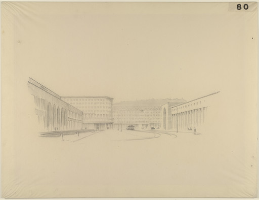 Bank and Office Building, project
Stuttgart, Germany
Perspective