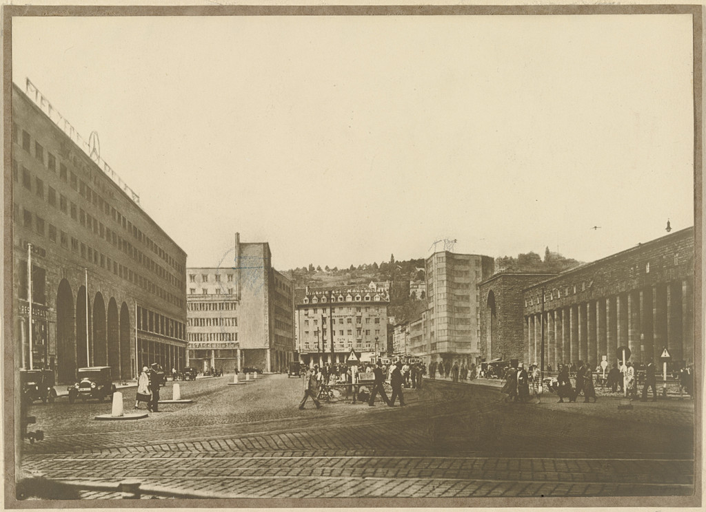 Bank and Office Building, project, Stuttgart, Germany, Perspective