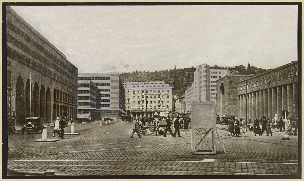 Bank and Office Building, project, Stuttgart, Germany, Perspective