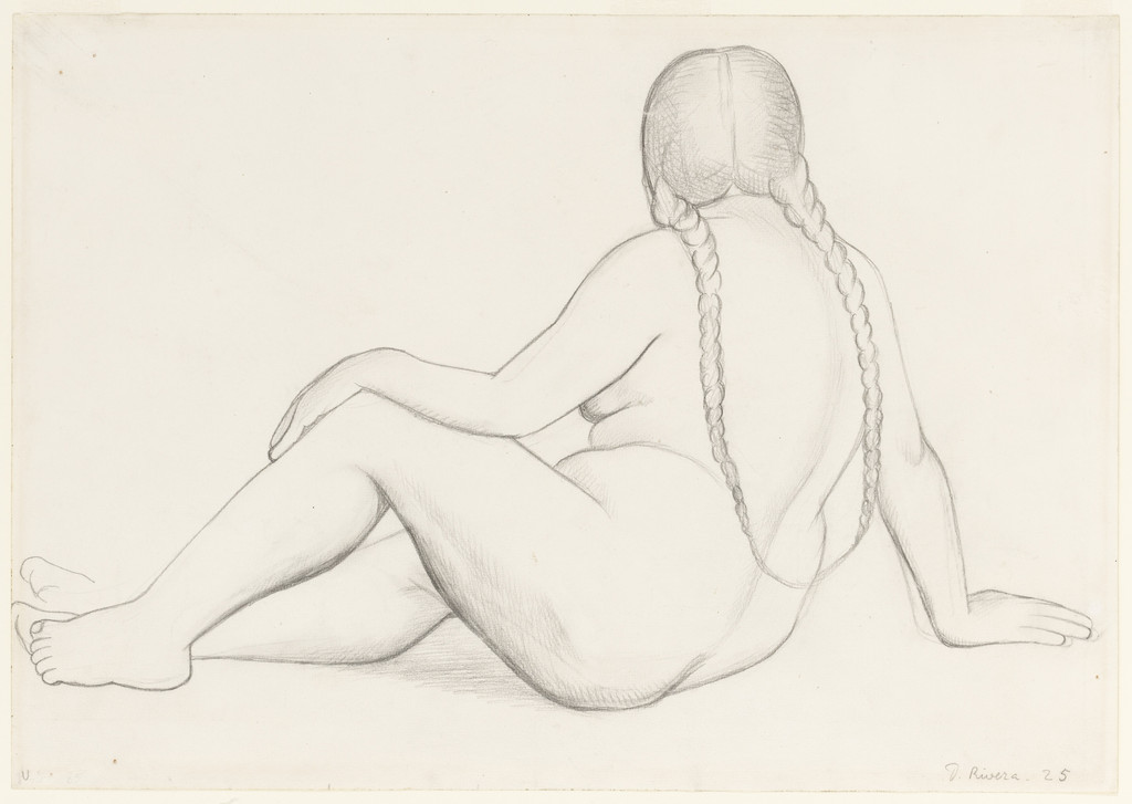 Nude with Braided Hair (Luz Jiménez)