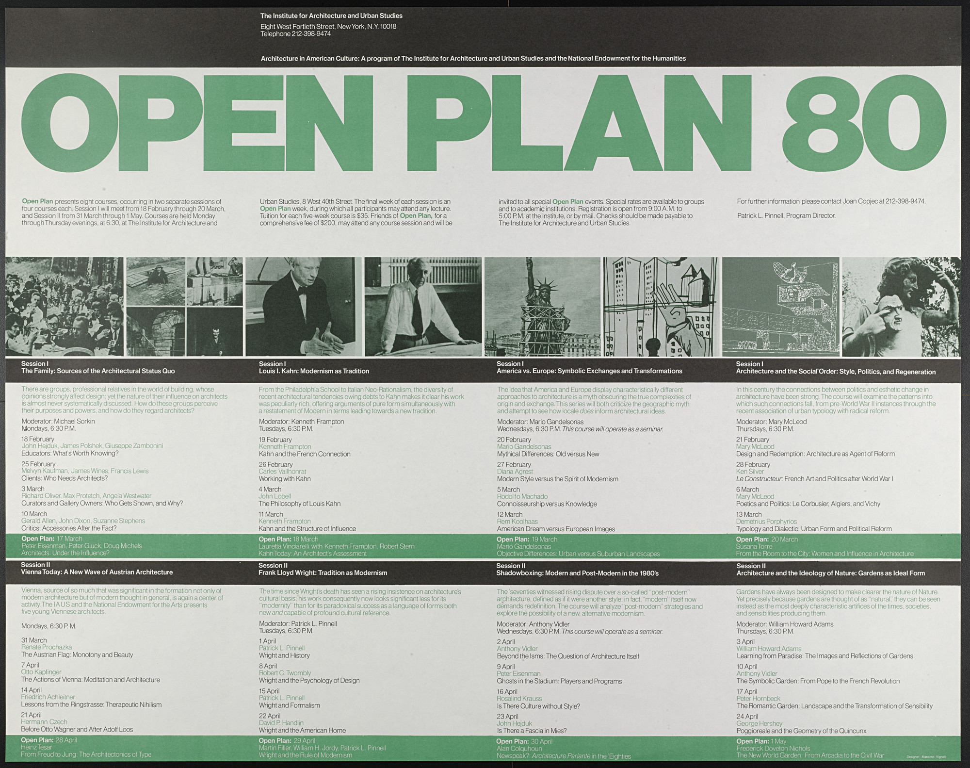 Massimo Vignelli, Lella Vignelli. Open Plan 80 (IAUS)
