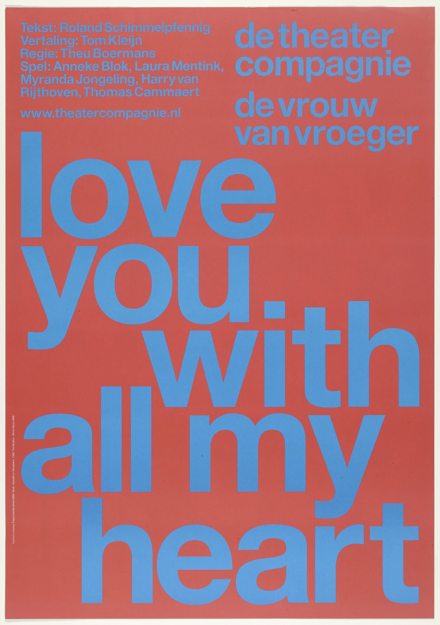 Experimental Jetset. De Theatercompagnie De Vrouw van Vroeger