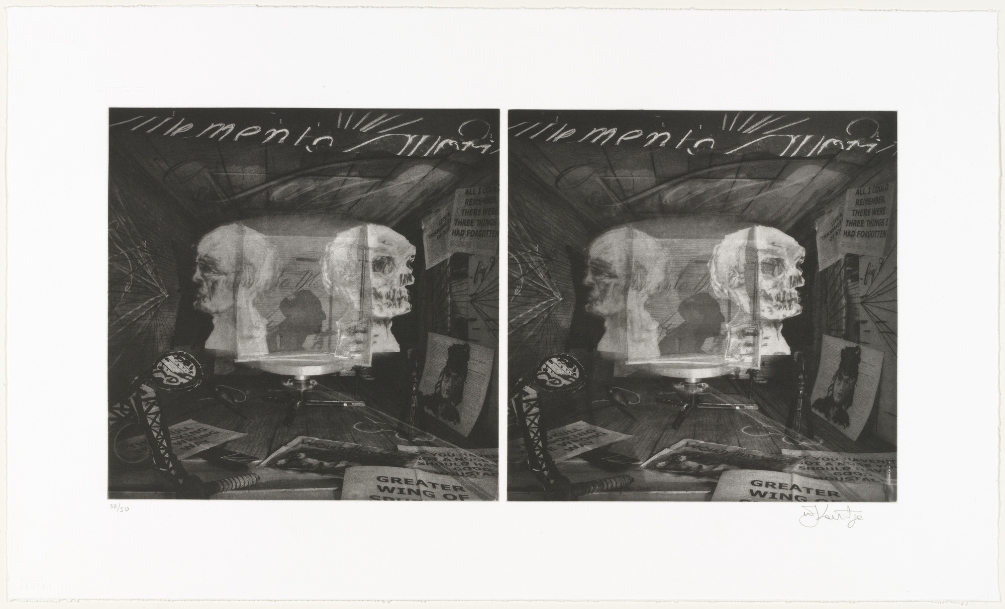 William Kentridge. Memento Mori from Untitled