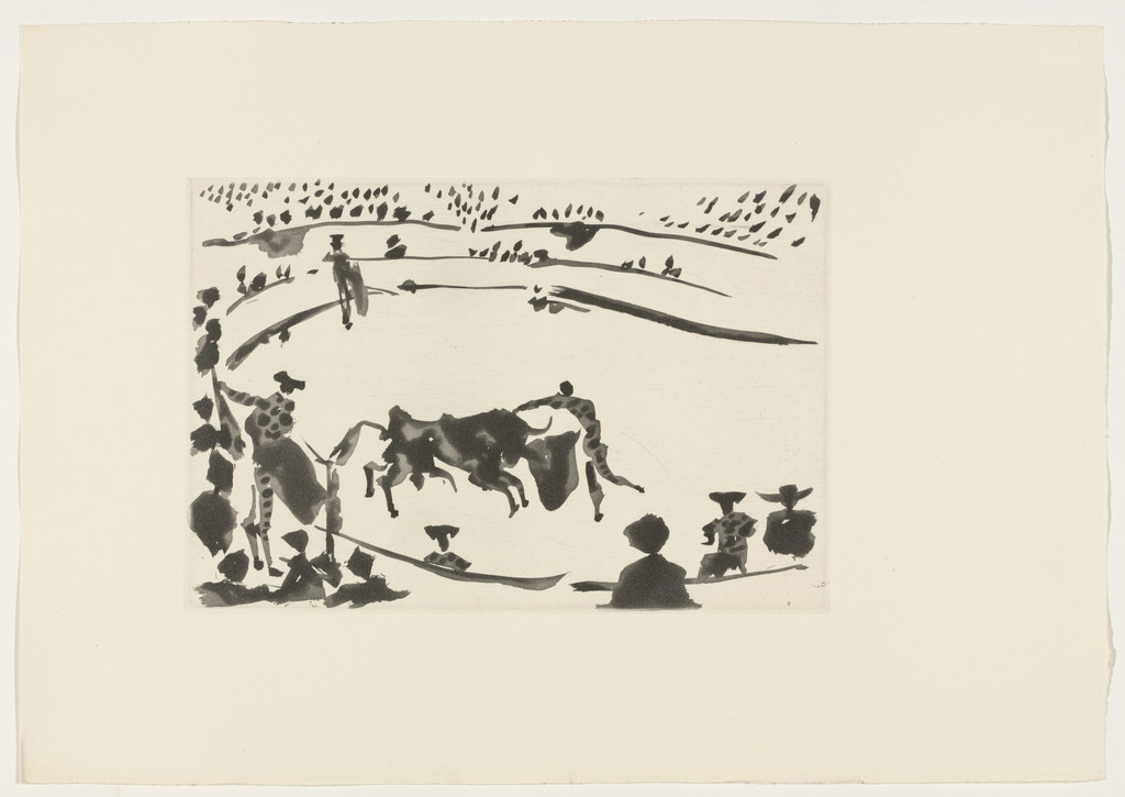 The Stab, plate 20 from the illustrated book La Tauromaquia