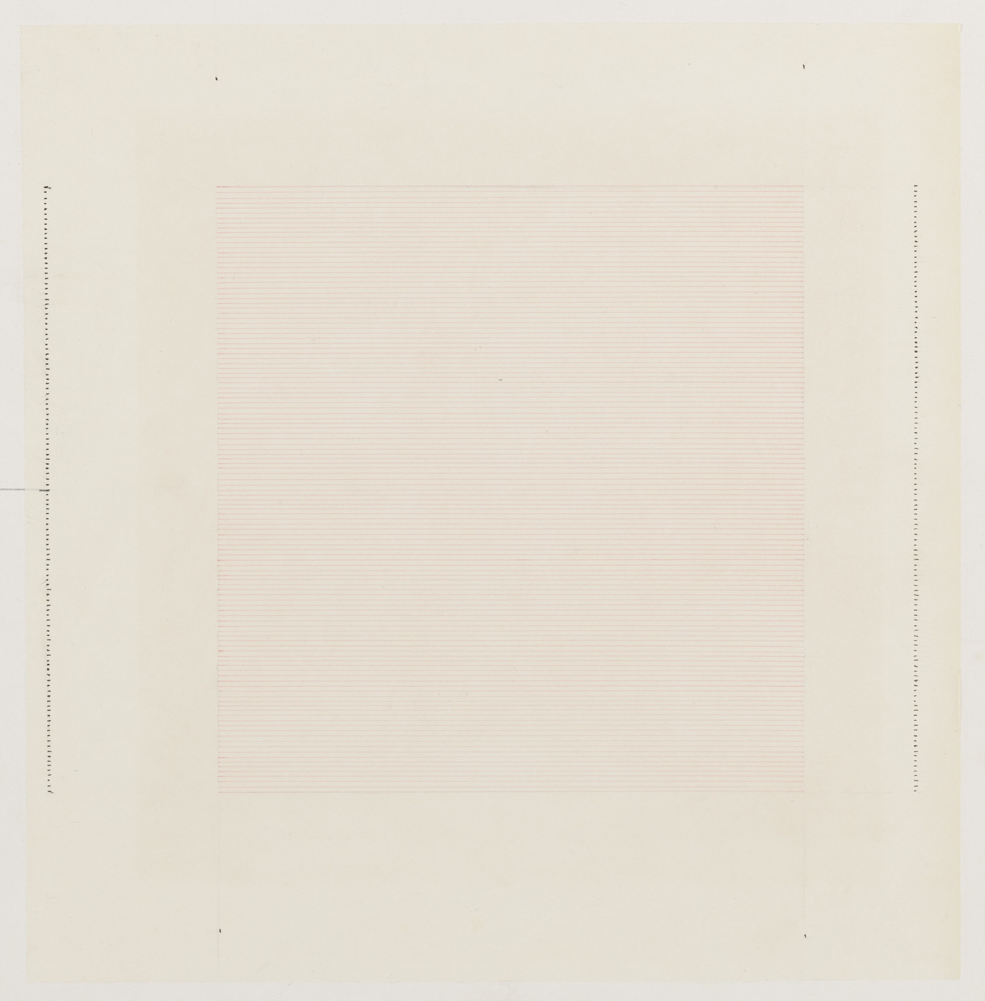 Agnes Martin. Red Bird. 1964