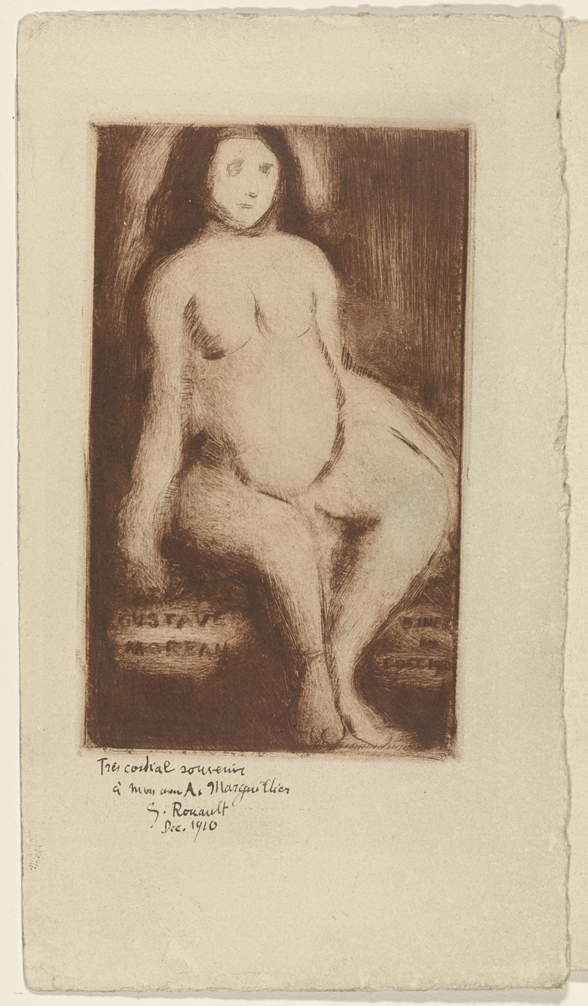 Georges Rouault. Seated Nude. 1910