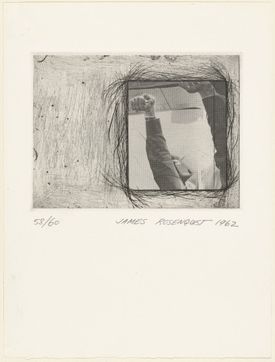 Certificate (plate 14) from The International Anthology of Contemporary Engraving: The International Avant-Garde, Volume 5: America Discovered (Anthologia internazionale dell'incisione contemporanea: L'Avanguardia internazionale: Volume 5: Scoperta dell'America)