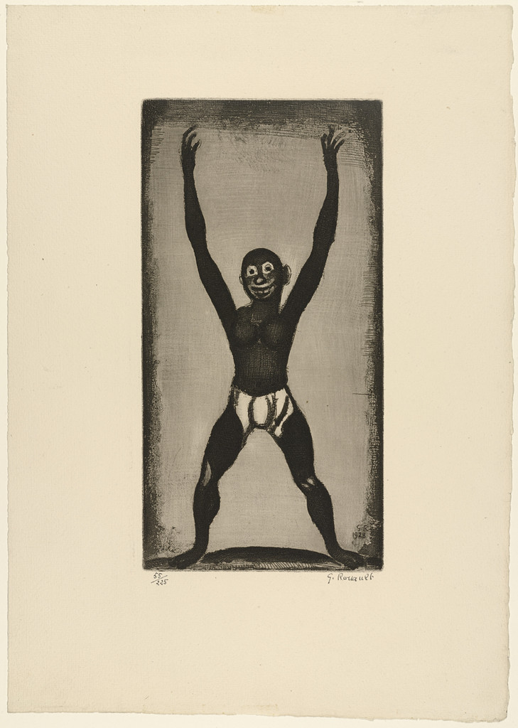 Man with Upraised Arms from Réincarnations du Père Ubu
