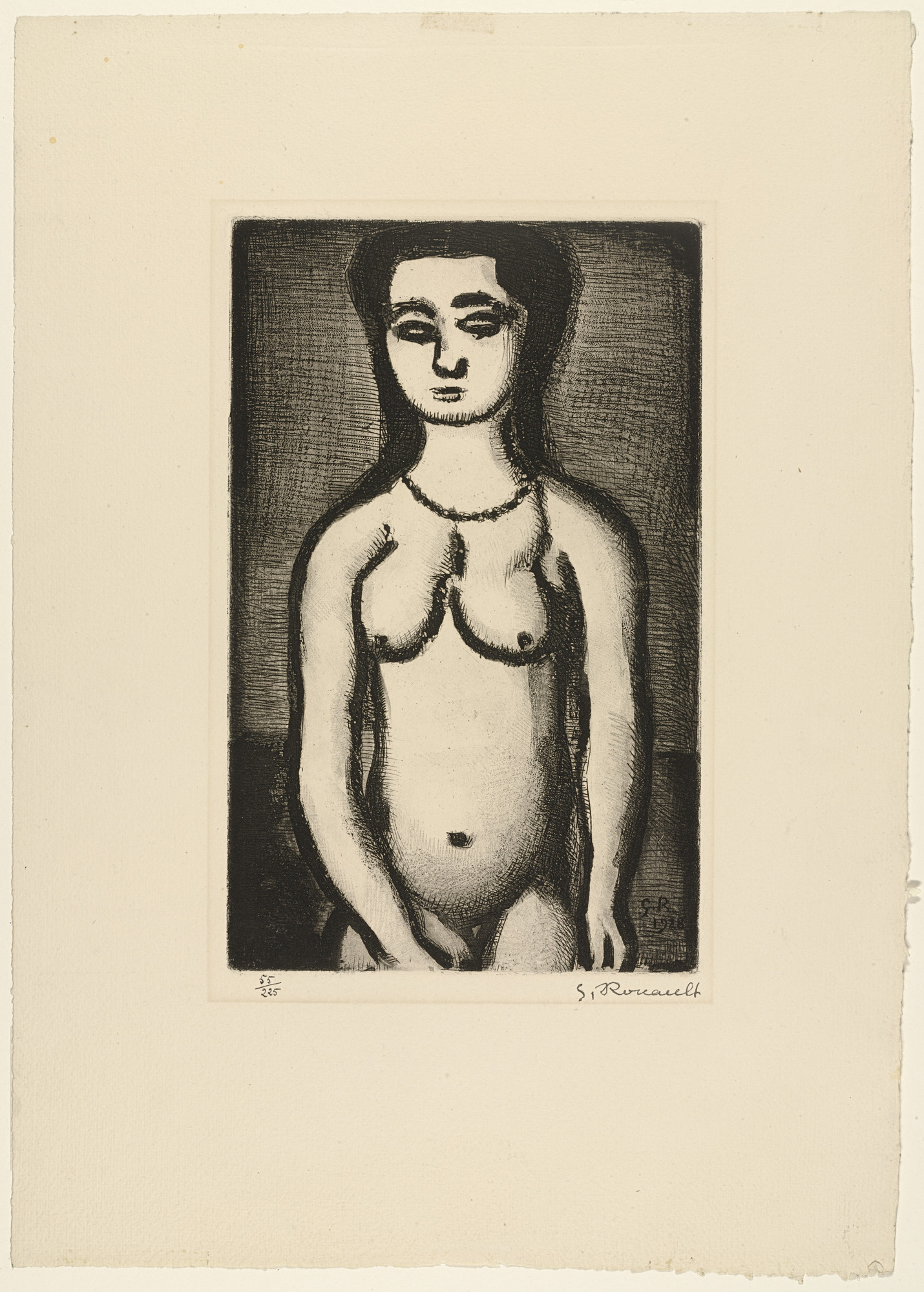 Georges Rouault. Nude from Réincarnations du Père Ubu