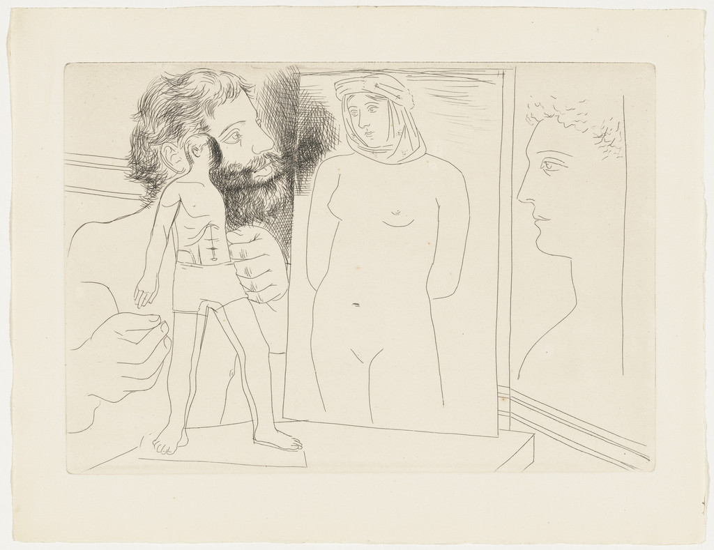 Sculptor with Sculpture and Other Works from Le Chef-d'œuvre inconnu
