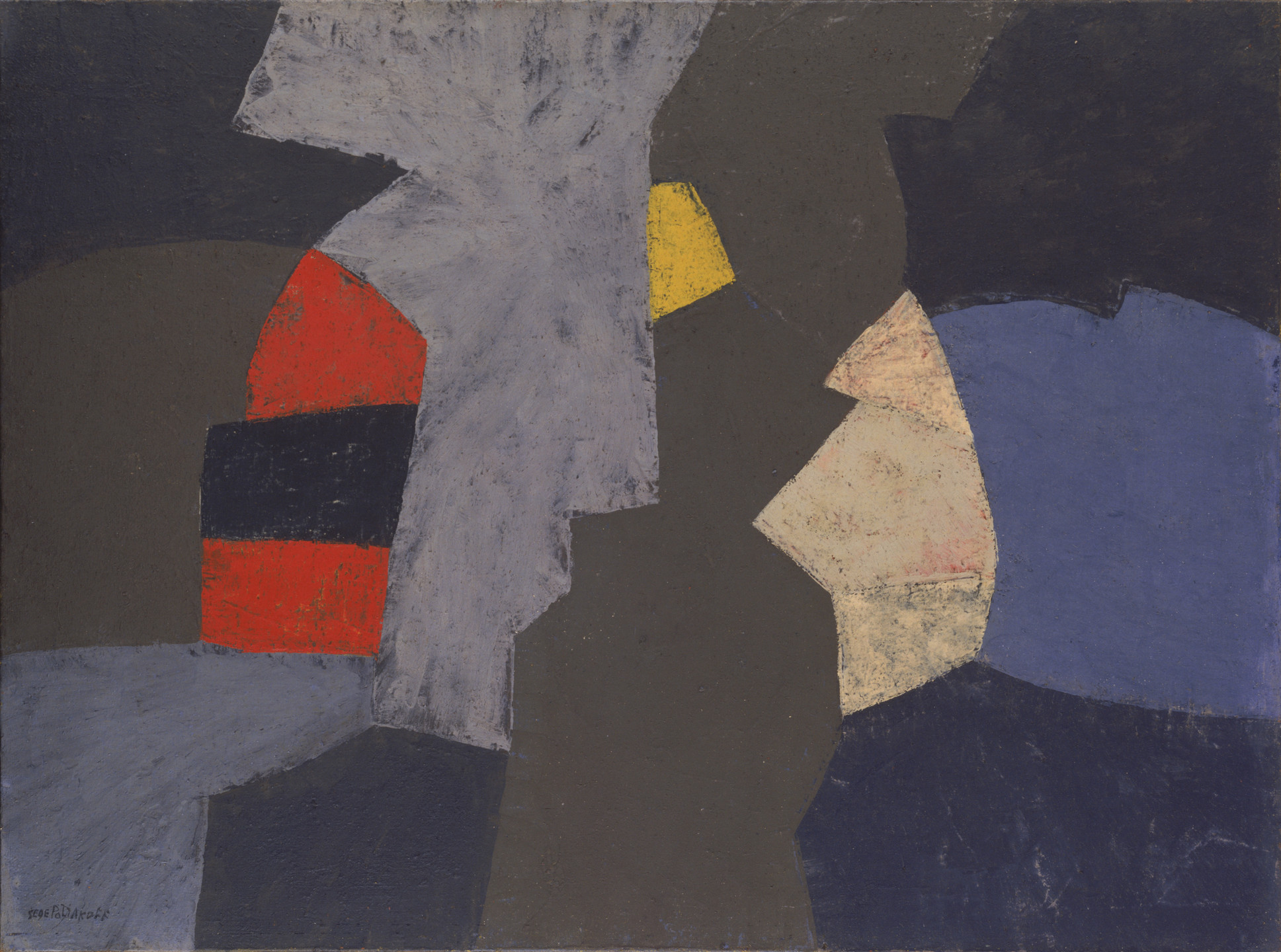 Serge Poliakoff. Abstract Composition. 1956