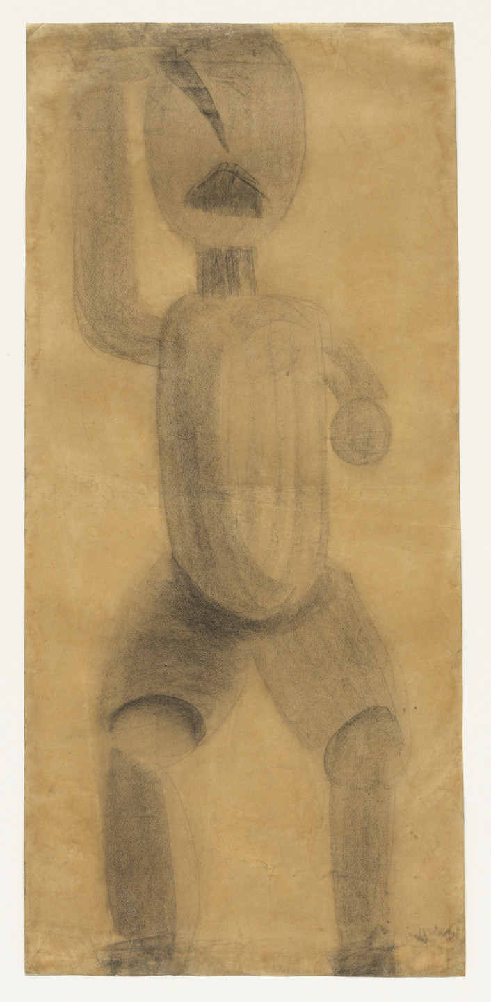 Constantin Brâncuși. Study related to The First Step. 1913