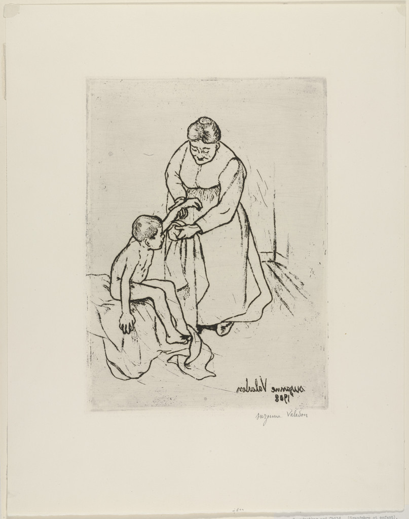 Grandmother and Child (Grand-mère et enfant), Suzanne Valadon, 1908