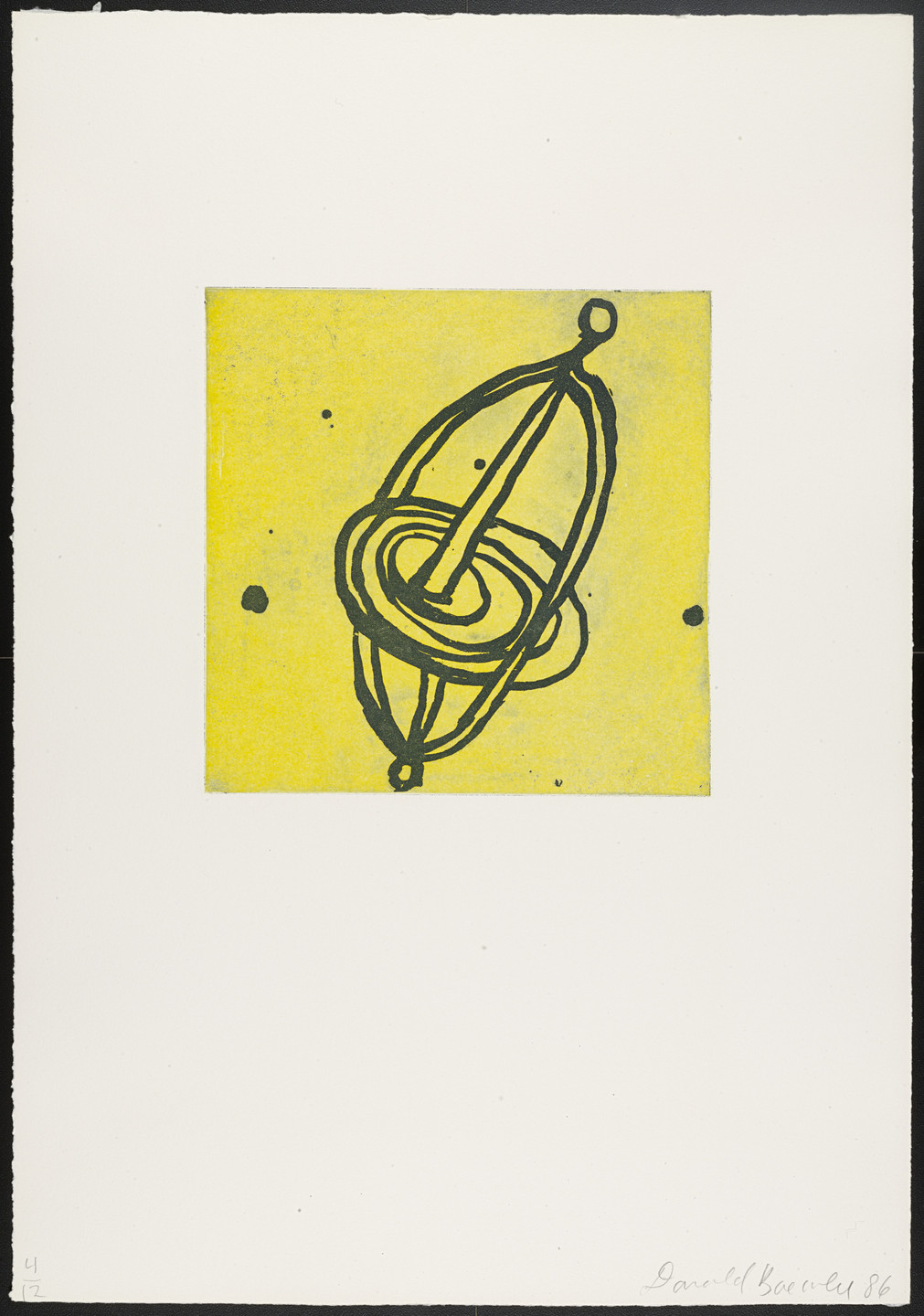 Donald Baechler. Untitled from Objects. 1986
